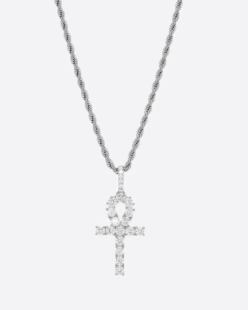 ANKH PENDANT - WHITE GOLD (INCLUDING CHAIN)