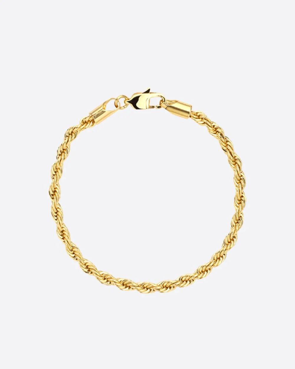 CLEAN ROPE BRACELET - 3MM 18K GOLD